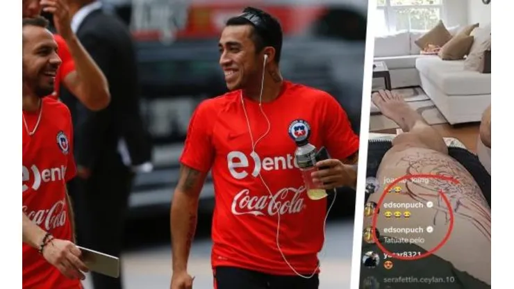 Edson Puch sube al columpio a Marcelo Díaz por su nuevo tatuaje