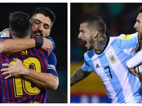 La hilarante comparación los pases de Suárez y Benedetto a Messi