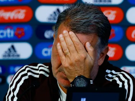 Tata Martino molesto por el estado de la cancha para el México-Chile