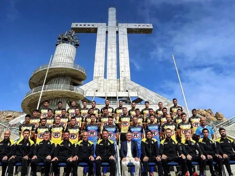 Coquimbo se toma la foto oficial con Pinilla bajo la Cruz del Tercer Milenio