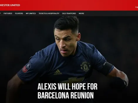 Champions: Manchester United destaca el paso de Alexis por el Barcelona