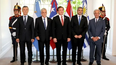 Se reunieron los presidentes de los cuatro países candidatos