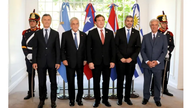 Se reunieron los presidentes de los cuatro países candidatos