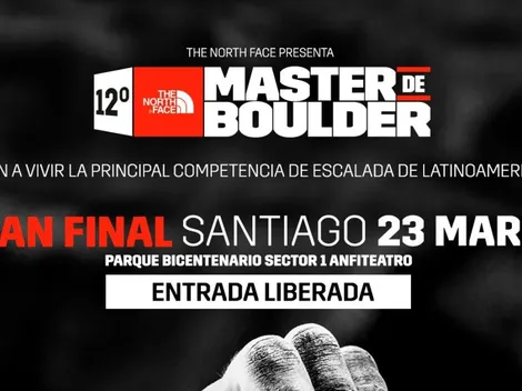 The North Face Master de Boulder: Festival outdoor en Parque Bicenentario