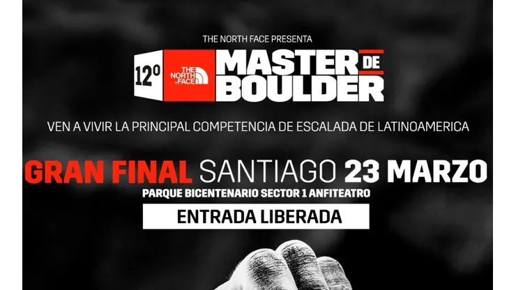 The North Face Master de Boulder: Festival outdoor en Parque Bicenentario