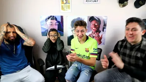 Arturo Vidal junto a Xbuyer