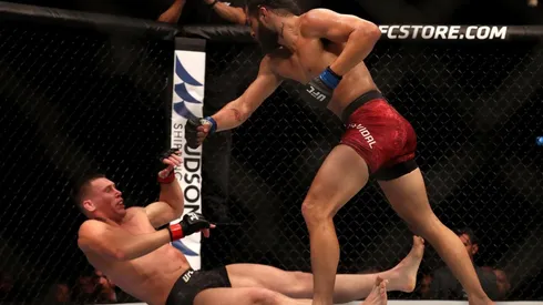 Masvidal le propinó un brutal nocaut a Till y luego en plena entrevista se pelea con Edwards