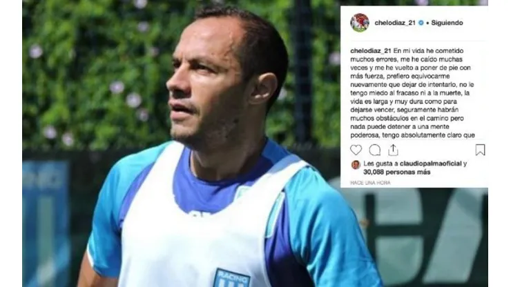 El sentido mensaje de Marcelo Díaz en su cuenta de Instagram