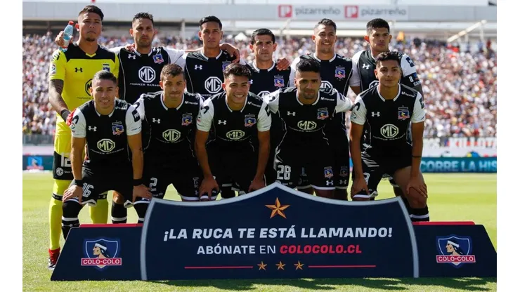 El once titular de Colo Colo ante la UC.