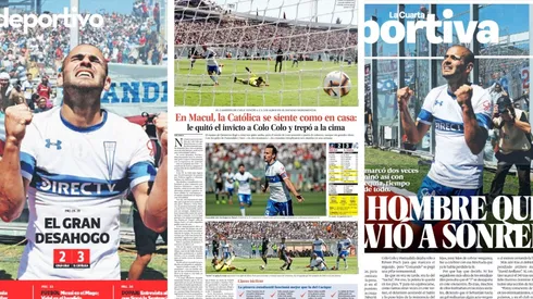 La prensa alabó a Universidad Católica tras su victoria en el Monumental