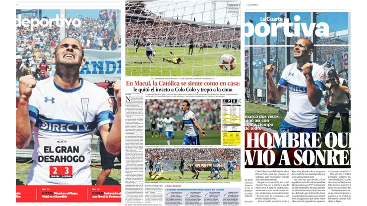 La prensa alabó a Universidad Católica tras su victoria en el Monumental