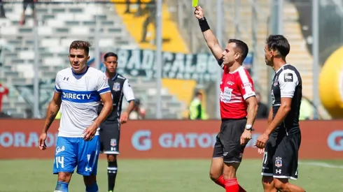 Maza amonestando a Pinares