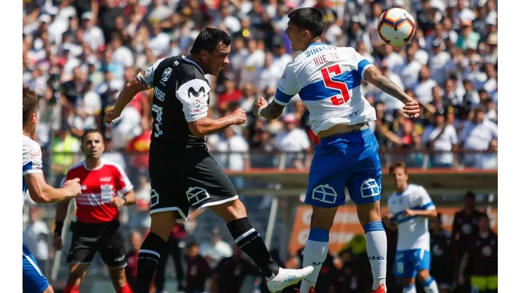 Paredes en el momento del cabezazo final