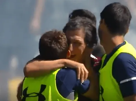 Cuenten el chiste: Mario Salas se abrazó y rió con Toselli y Buonanotte