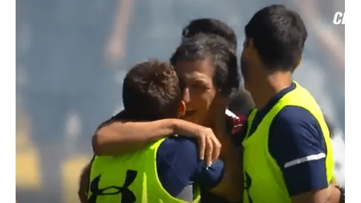 Mario Salas con sus ex dirigidos