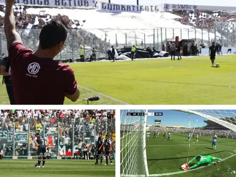 Esteban Paredes debutó en Colo Colo con un pase gol, pero Dituro le quitó el empate