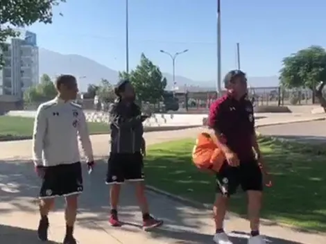 No descansan: Valdivia y Carmona entrenan en la previa del clásico