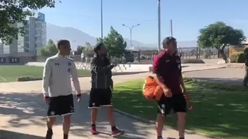 No descansan: Valdivia y Carmona entrenan en la previa del clásico