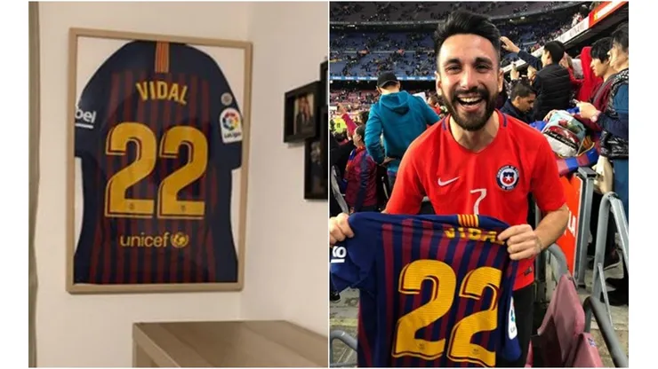 Brian vive en Suiza pero va todos los meses a ver a su querido Barcelona