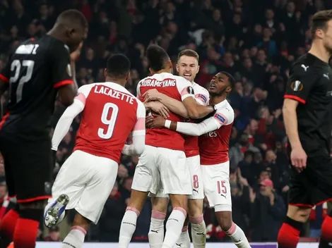 Arsenal en 15 minutos dio vuelta la serie ante Rennes