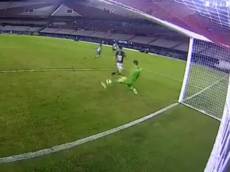 Tapadón de Nacho González a River entre las mejores atajadas