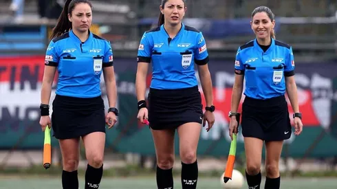 Leslie Vásquez, Dione Rissios y Loreto Toloza.