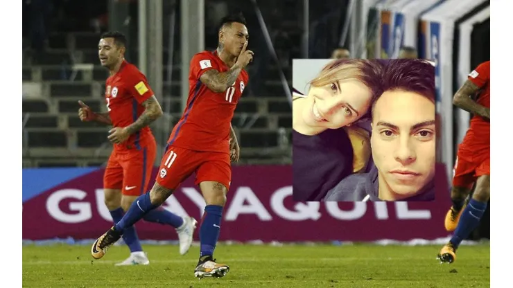 La esposa de Edu se molestó con la selección chilena.