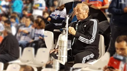 El abuelito cruzado y su amor a toda prueba por la UC.