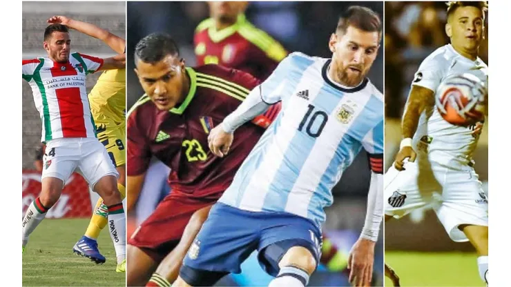 Mago (izquierda) y Soteldo (derecha) se medirán el 22 a Messi