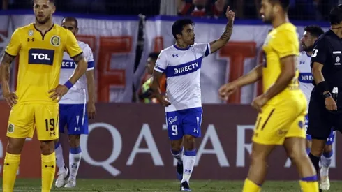 Puch celebra el único gol del encuentro.