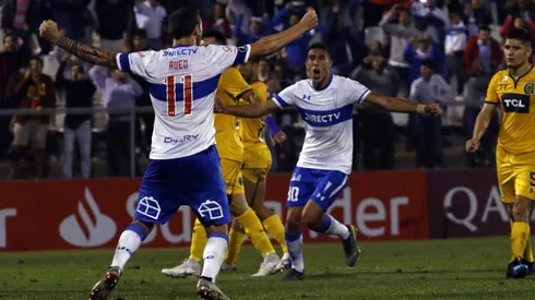 Luciano Aued tras marcar el 2-1 definitivo.