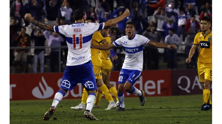 Luciano Aued tras marcar el 2-1 definitivo.