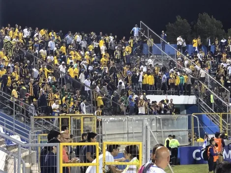 Llegaron más hinchas de Rosario Central de los que la UC esperaba