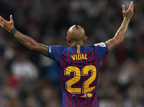 Garra para regalar: la jugada de Vidal que provocó la ovación del Camp Nou