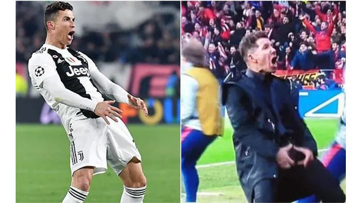 La batalla de "patos yañez" entre Simeone y CR7