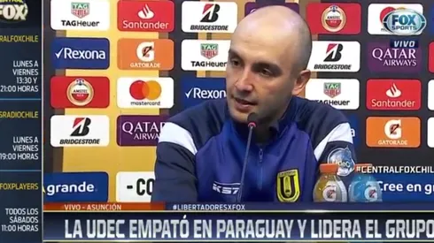 Bozán en sus declaraciones post partido