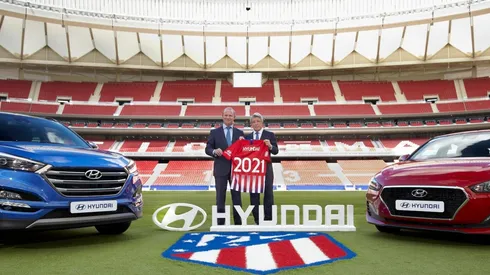 Uno de los acuerdos alcanzados por Hyundai durante la temporada es con el Atlético de Madrid