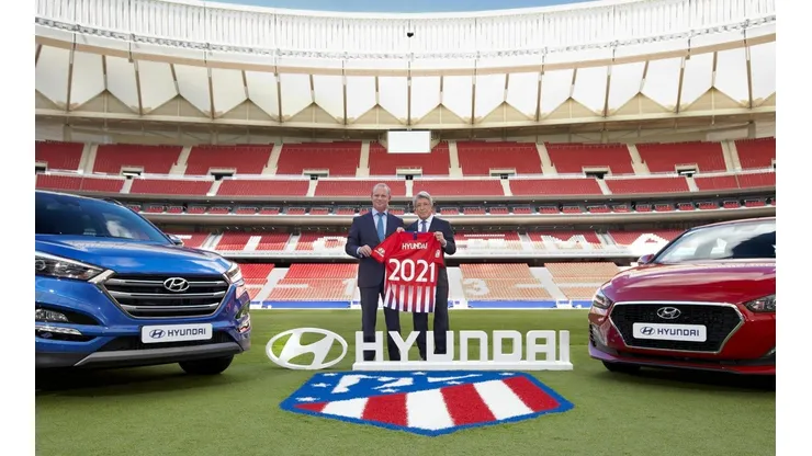 Uno de los acuerdos alcanzados por Hyundai durante la temporada es con el Atlético de Madrid