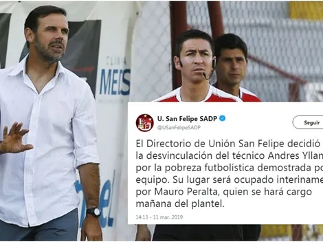 Unión San Felipe destituye a su DT por "Pobreza futbolística"