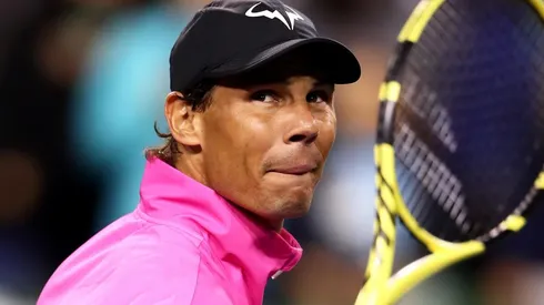 Rafa Nadal llegó tarde a su debut en Indian Wells, pero ganó con una paliza