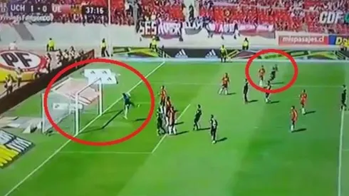 El momento en el que el balón supera a Diego Sánchez