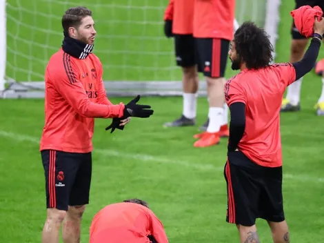Ramos y Marcelo se pelearon en el entrenamiento