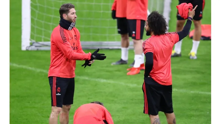 Ramos y Marcelo se pelearon en el entrenamiento