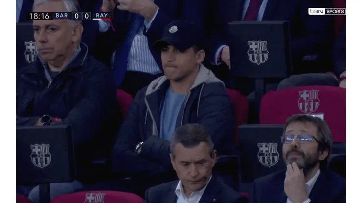 Alexis en el Barça versus Rayo Vallecano.
