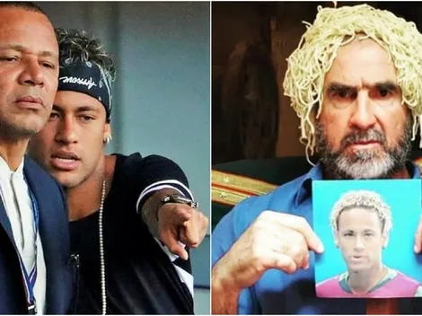 Cantoná se ríe de Neymar y el papá del brasileño le ofrece combos
