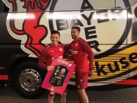 Charles Aránguiz y su carta TOTW 25