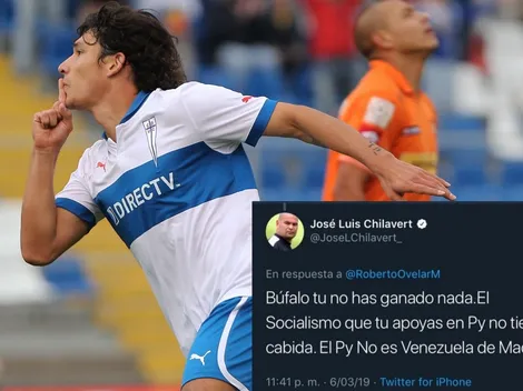 Ex UC le responde a Chilavert: "Yo no he ganado nada, pero no escupo rivales"