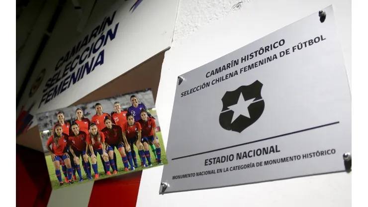 La Roja tiene su propio vestuario en el Estadio Nacional.