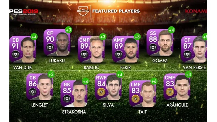 Aránguiz entró en los jugadores de la semana de PES 2019