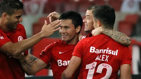 Charles y su ex socio D'Alessandro en Inter.